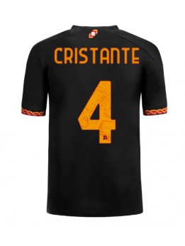 Moški Nogometna dresi replika AS Roma Bryan Cristante #4 Tretji 2023-24 Kratek rokav
